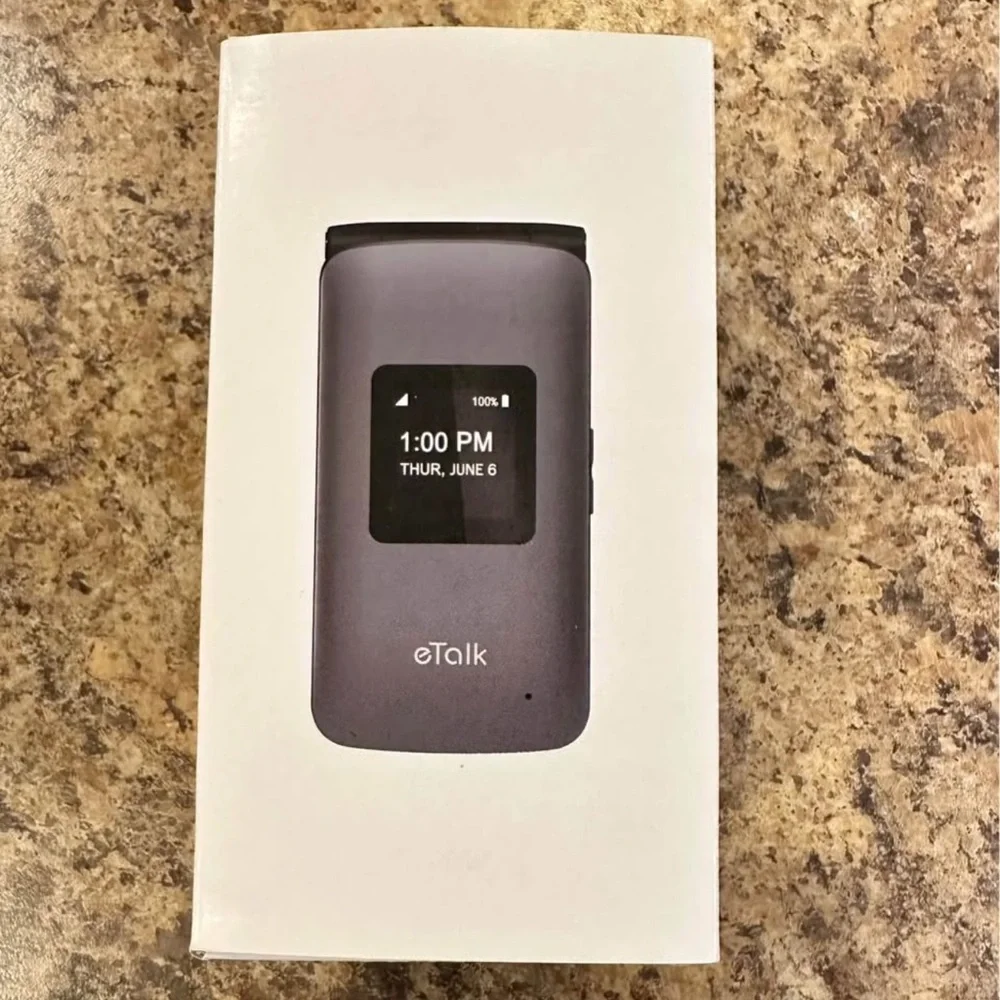 Gray Flip Phone